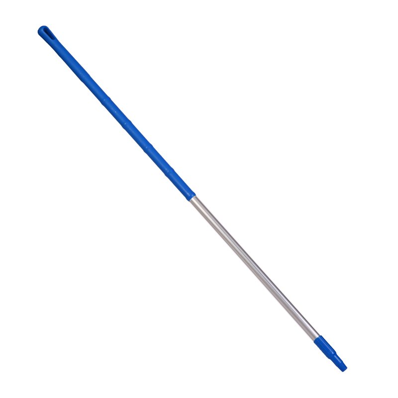 Handle - Ergonomic aluminium, threaded, 1500mm, blue