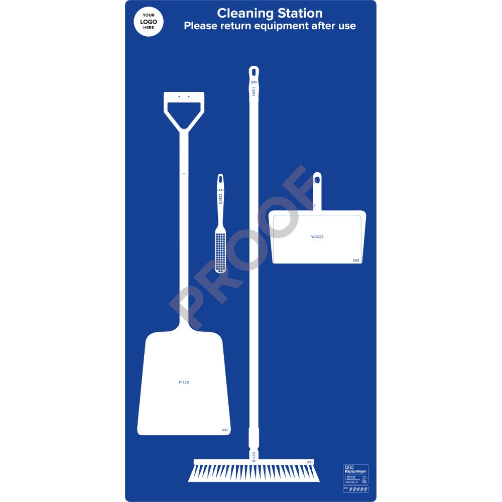 Floor Cleaning Station- Blue