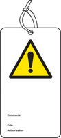 ! double sided safety tags (pack of 10)