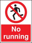 No running