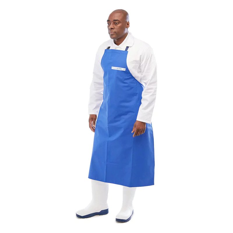 Washguard Chemical Resistant Apron Universal Size, Blue