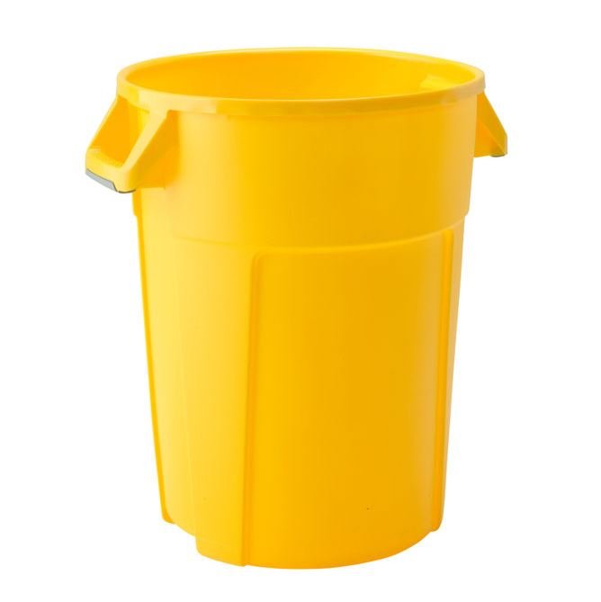 Heavy Duty Waste Bin - 85 Ltr, Yellow