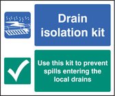 Drain isolation kit