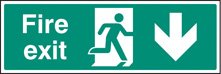 Extinguisher missing board with ID sign option 300x800mm 3mm pvc