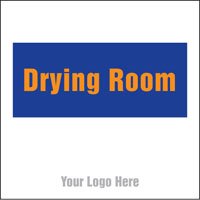 Drying room, site saver sign 400x400mm