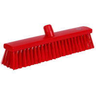 Broom - Short, Extra Stiff PBT Bristle, 400mm, Red