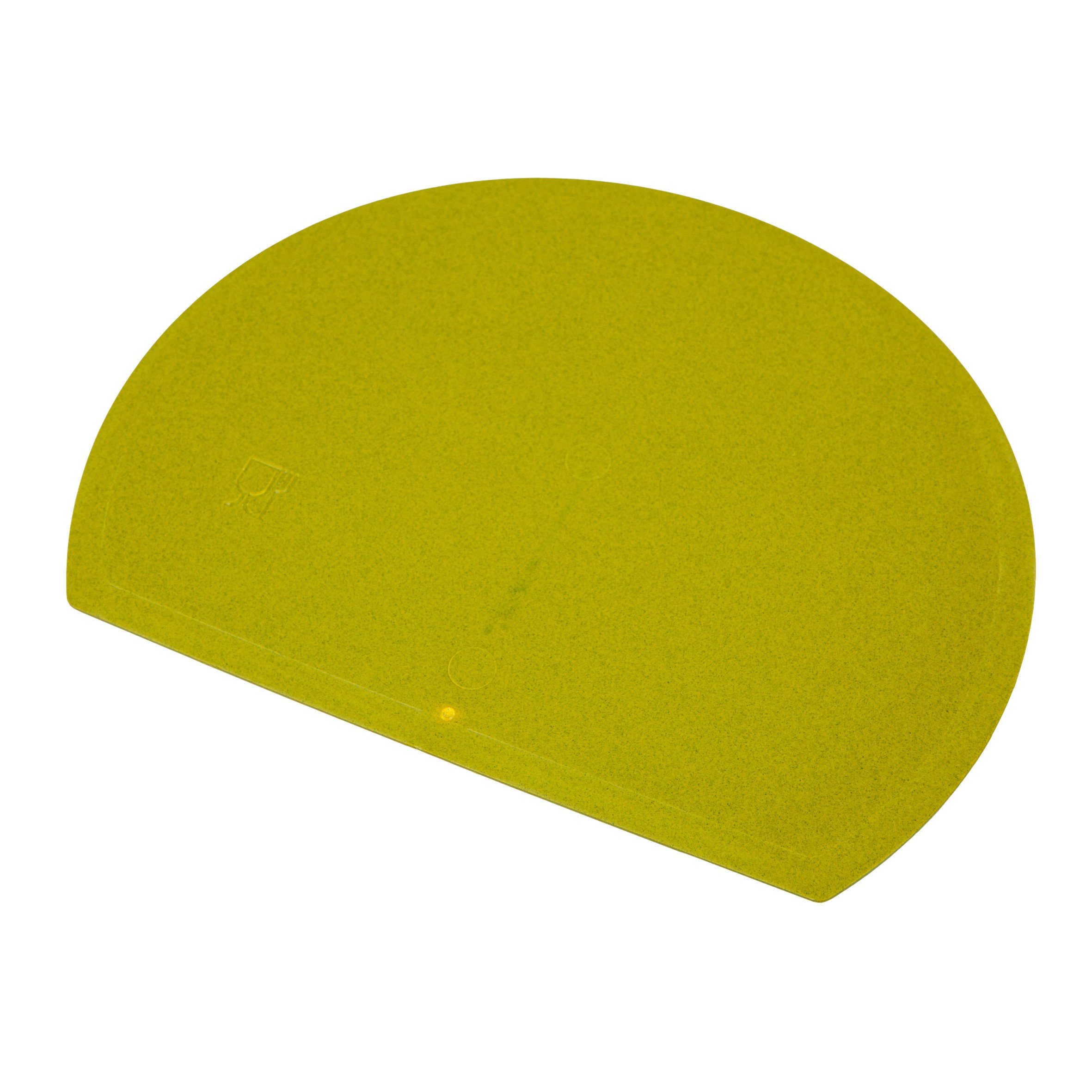Detectable, Round, Flexible Bowl Scraper - Yellow
