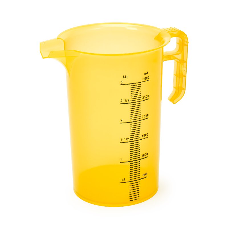 Measuring Jug - 3 Litre, Yellow
