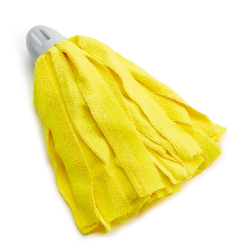 Premium microfibre full colour socket mop, 195g, yellow