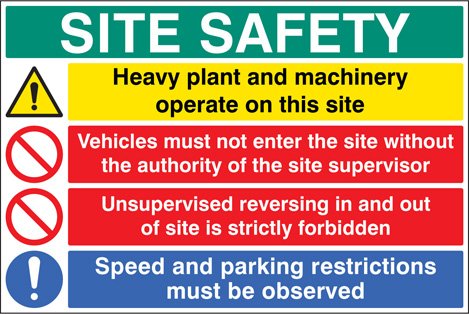 Site safety - heavy plant and machinery