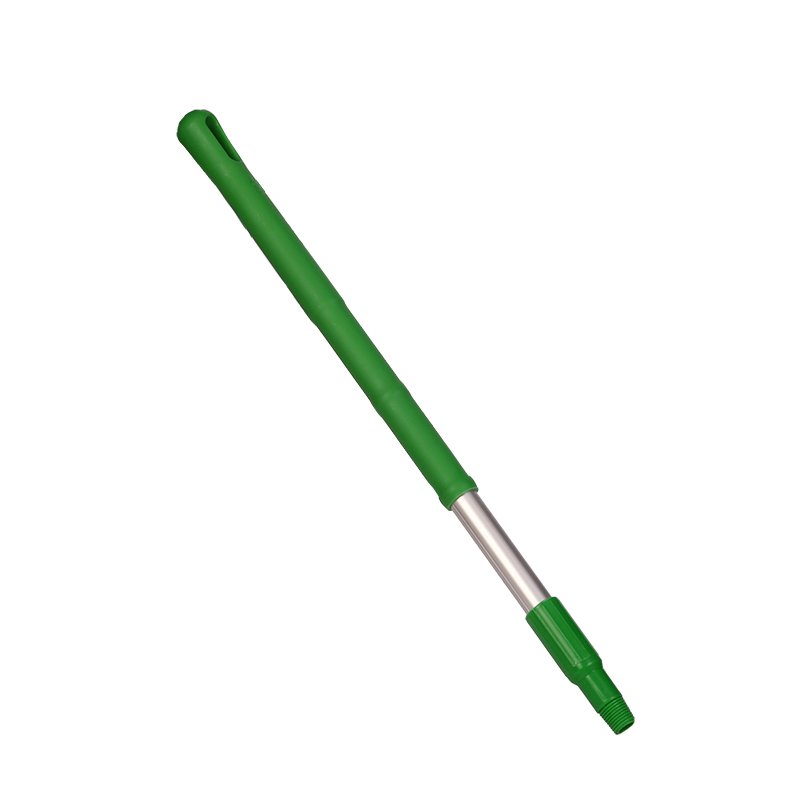 Handle - Ergonomic aluminium, threaded, 650mm, green
