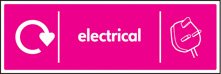 WRAP Recycling Sign - Electrical