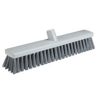 Sweeper - resin set, soft/medium PBT bristle, 400mm, grey