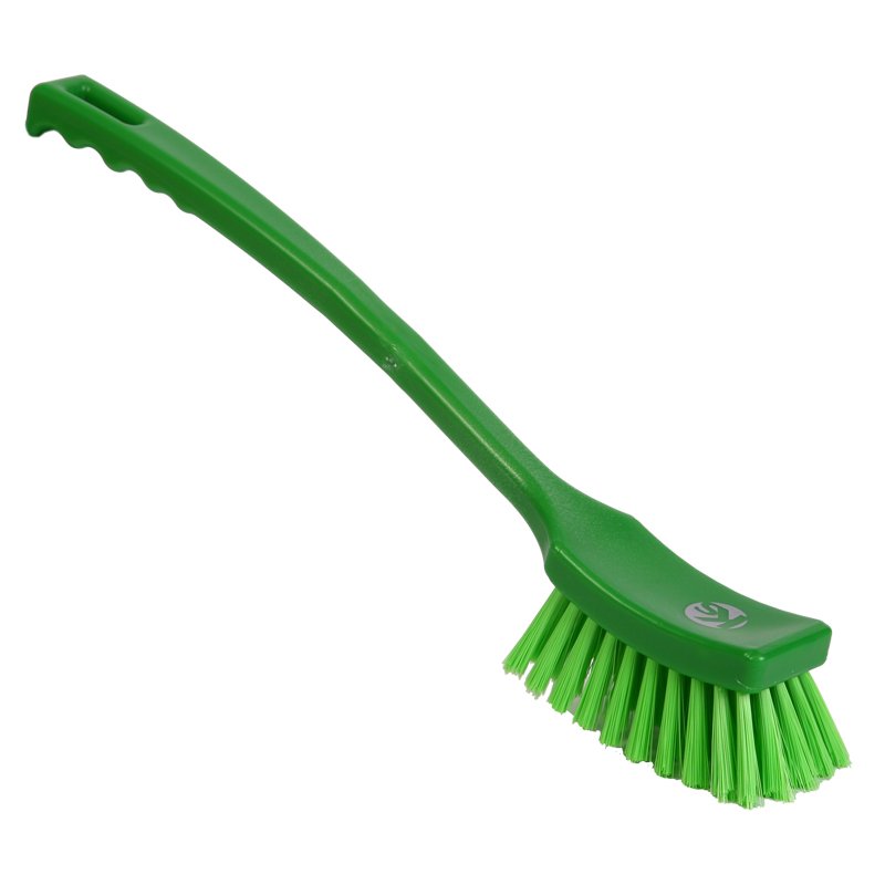 Long Utility Brush - Medium PBT Bristle, 410mm, Green