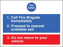 Fire action for car parks