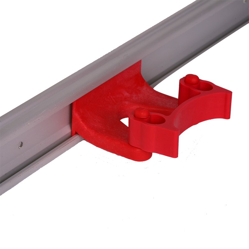 Holder - For Wall Rail, Band Type 22/32∅mm, Red