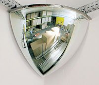 Quarter Dome Mirror (410dia 90deg)  to view 2 directions