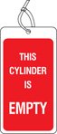 Safety Tag This cylinder is empty Pk 10