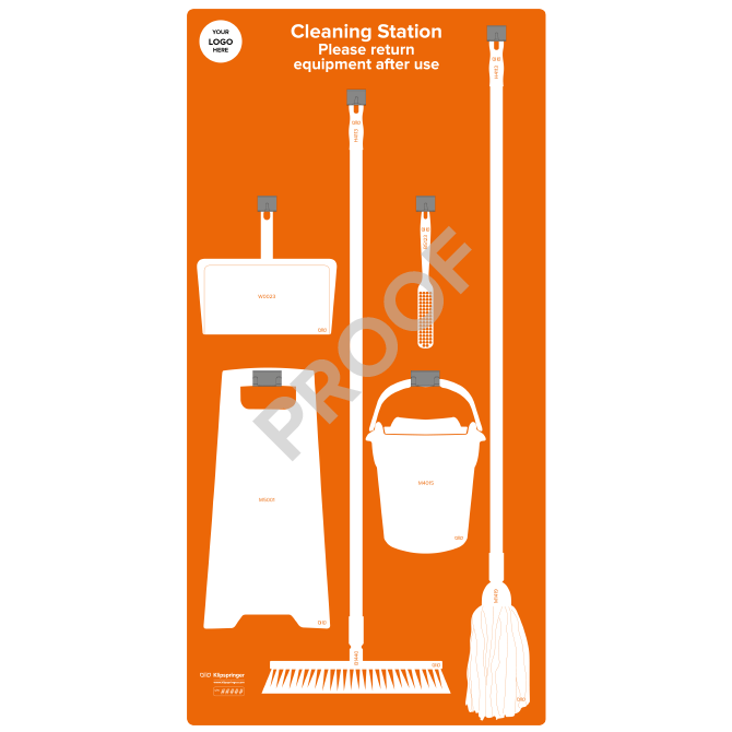 Floor Mopping Station- Orange