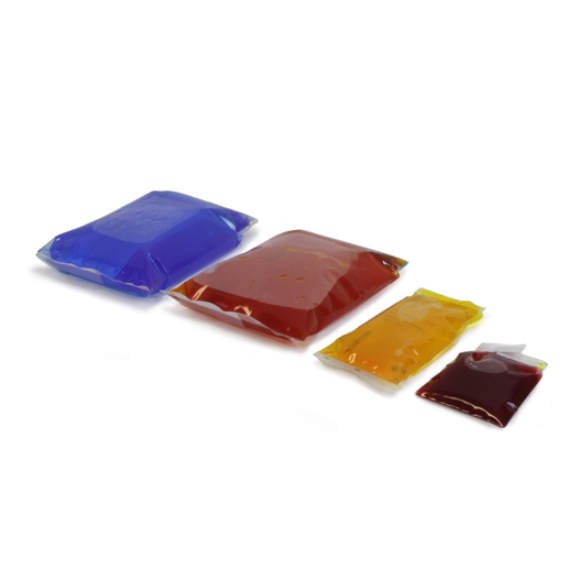 Sterile sample bags, 406mm x 114mm, clear, 1200ml, box of 1000