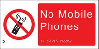 Braille - No mobile phones