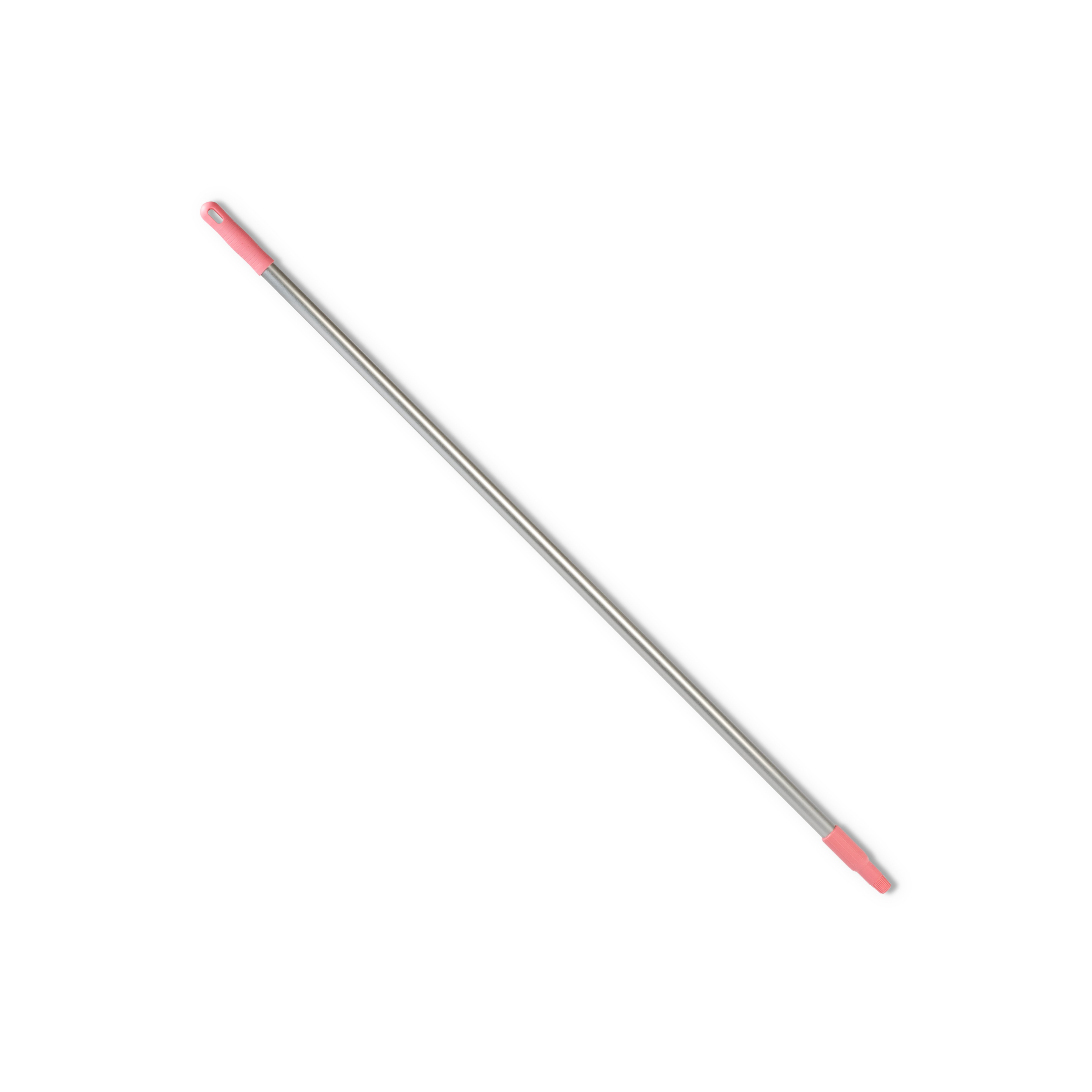 Handle - standard aluminium, threaded, 1500mm, pink