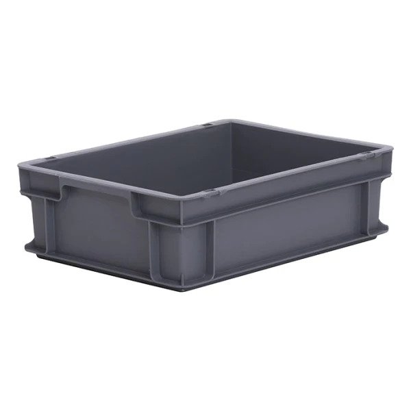 Stacking Box, 400x300x120mm, grey