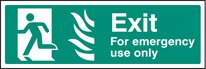Emergency exit - left HTM