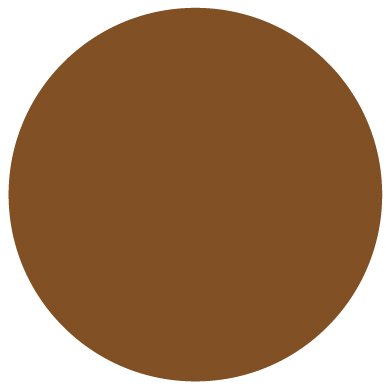 Colour Coding Decals - Round, X4, Brown