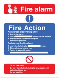 Fire action/call point with lift