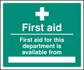 First aid for department available from