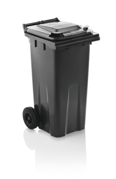 Wheeled Bin - 120ltr, red
