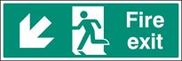 Fire exit - down and left