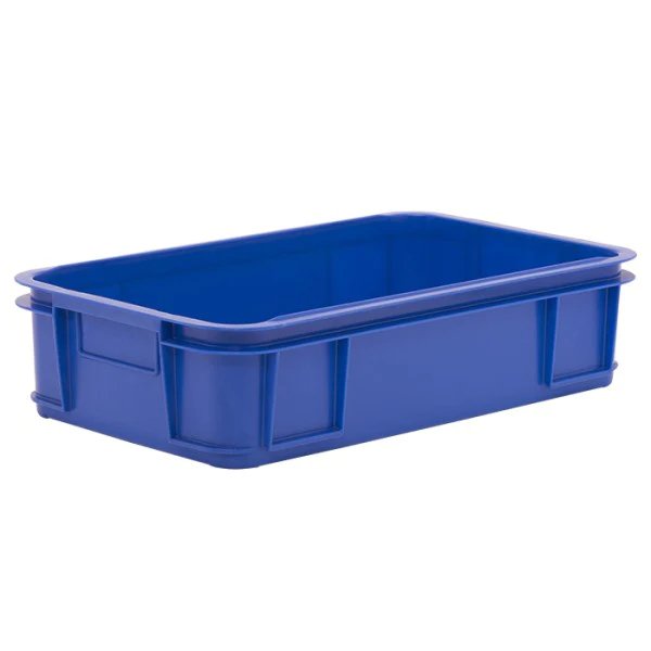 Hygienic Stacking Box, 640x385x150mm, Blue