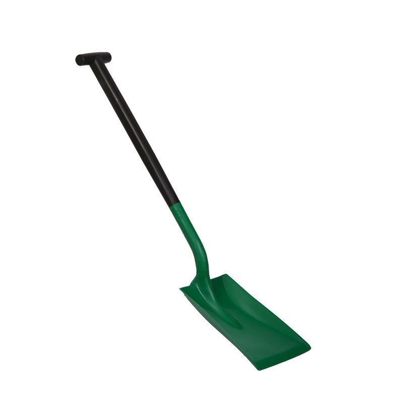 Two Piece Shovel - Standard Blade, T-grip Handle, Green