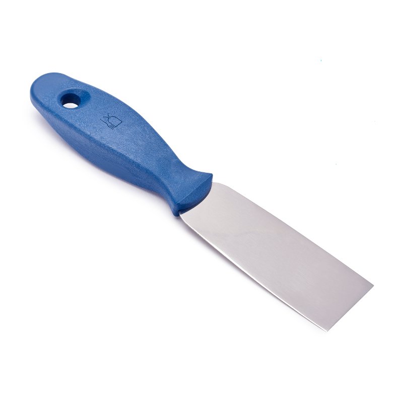 Detectable hand scrapers/spatulas – stiff stainless steel scraper blade