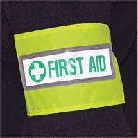 First aid reflective armband