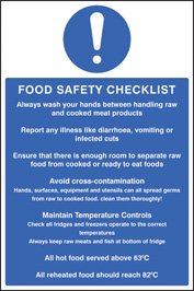 Food safety checklist