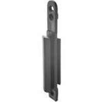 Wall fixing bracket for retractable barrier posts