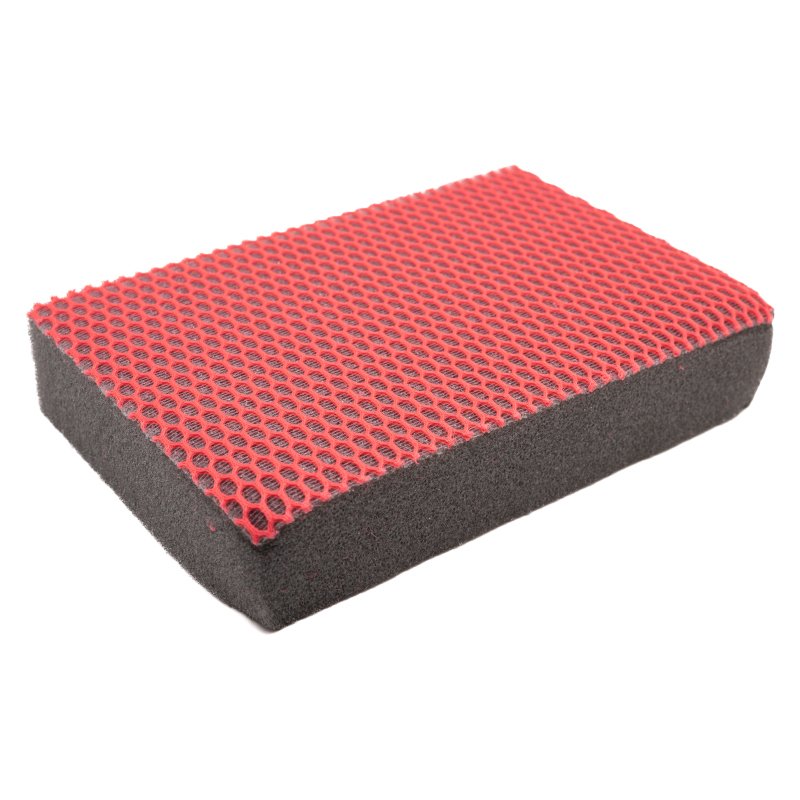 HEXPAD Scratch-free hygiene scouring pad; red