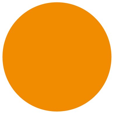 Colour Coding Decals - Round, X4, Orange