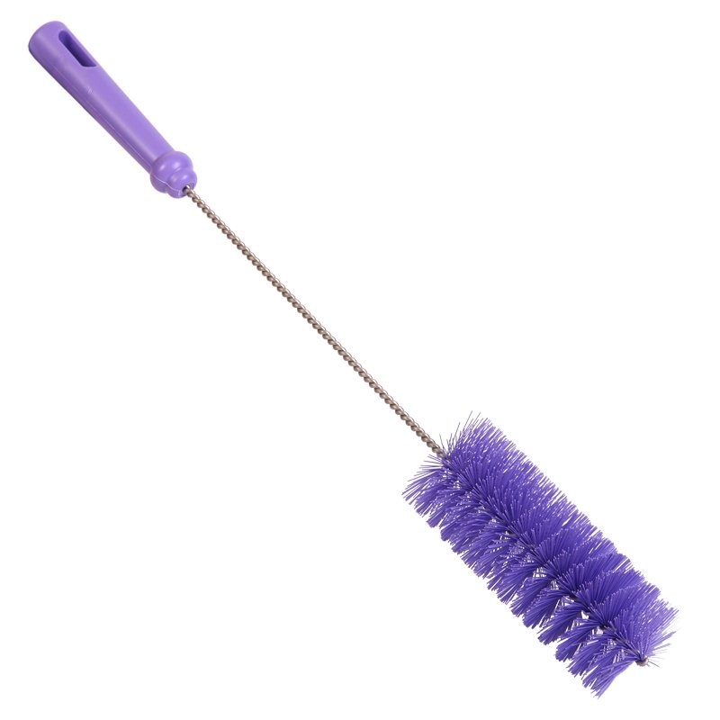 Bottle Brush - PBT Bristle, 60mmØ, 500mm Polygrip Handle, Purple
