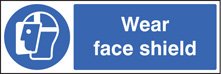 Wear face shield