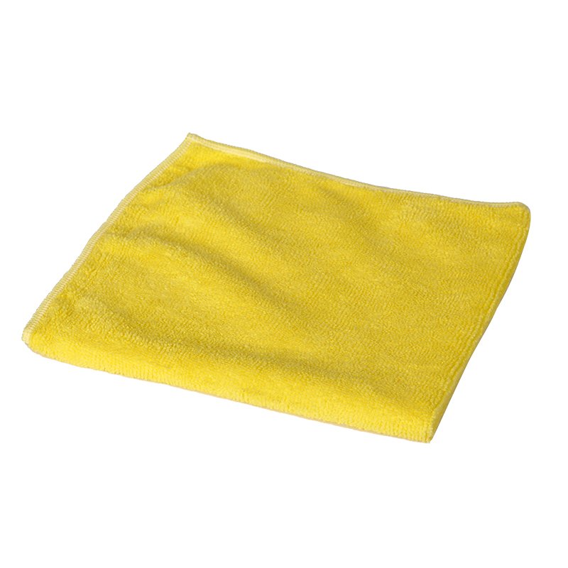 Microfibre cloth - 200gram, 400x400mm, pack of 5, yellow