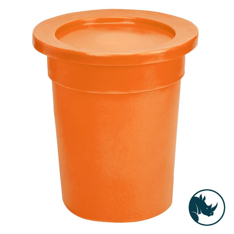 Tapered bin lid - to fit TP2065, orange