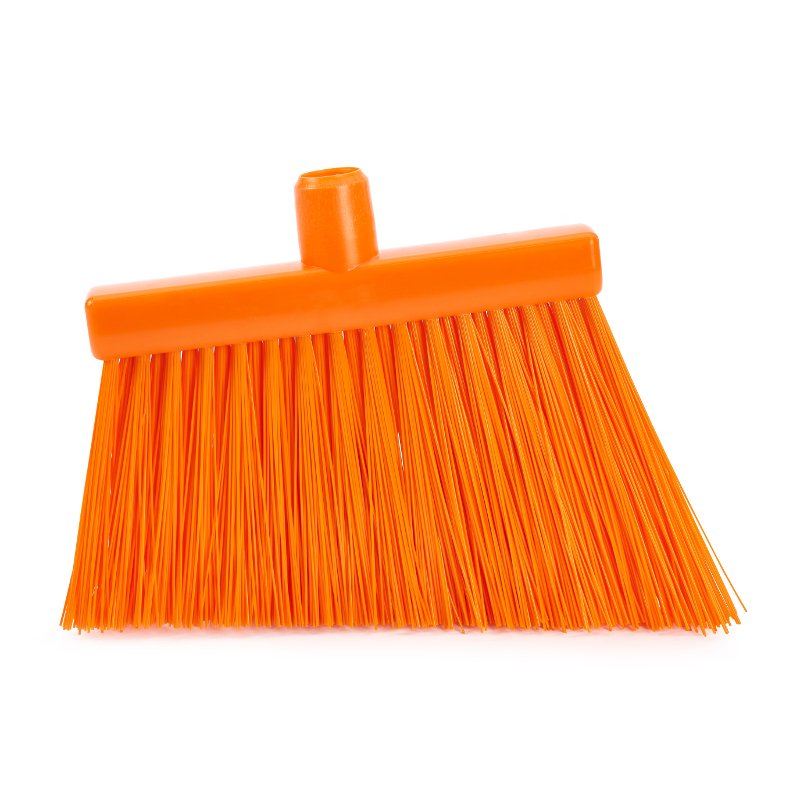 Lobby Brush With Angled Cut - Medium/Stiff PBT bristle, 270mm, Orange