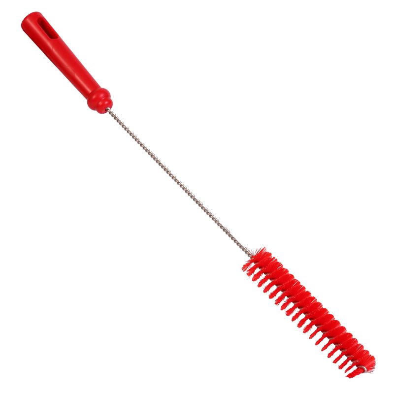 Bottle Brush - PBT Bristle, 30mmØ, 500mm Polygrip Handle, Red