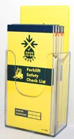 Wallmounted Leaflet Dispenser (1/3rd A4) 109x159x65mm