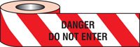 Danger do not enter barrier tape