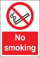 No smoking - A4 sav